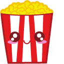 Kawaii Popcorn and Film