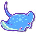 Kawaii Stingray and Sunfish