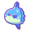 Kawaii Stingray and Sunfish