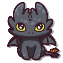 Kawaii Toothless Dragon