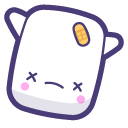 Kawaii White Marshmallows