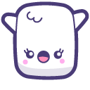 Kawaii White Marshmallows