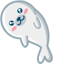 Kawaii White Seal