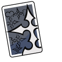 Kingdom Hearts Luxord and Game Card