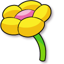 Kirby Batamon and Flower