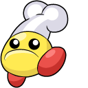 Kirby Cookin and Frying Pan