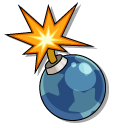 Kirby's Return to Dream Land Deluxe Kirby and a Bomb
