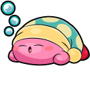 Kirby Sleep and Pillow