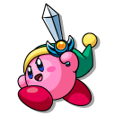 Kirby Wielding a Sword