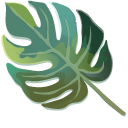 Aquarelle Tropical Leaf