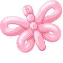 Balloon Flower and Butterfly