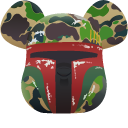 Bape and Medicom Boba Fett