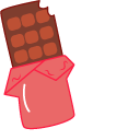 Cup of Coffee and Chocolate Bar