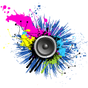 Frutiger Metro Colorful Noisy Party