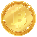 Golden Bitcoin Coins