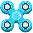 Green and Blue Spinner Toys