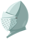 Knight Helmet and Medieval Sword