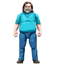 Minecraft Blocky Chicken Drumstick and Steve Toy