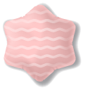 Pink Crescent Moon and Star Pillows