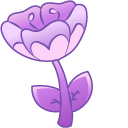 Purple Leaf and Flower