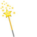 Star-Shaped Magic Wand