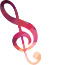 Treble Clef and Sixteenth Note
