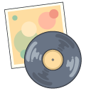 Vinyl Record and Gramophone