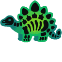 X-Ray Dinosaurs' Silhouettes