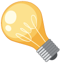 Yellow and Blue Light Bulbs