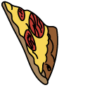 The Loud House Cliff and Pizza