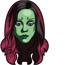 Guardians of the Galaxy Gamora and Sword