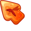 Materials Amber with Mosquito