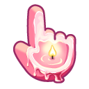 Materials Pink Candle