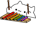 Bongo Cat Xylophone and Percussion Meme