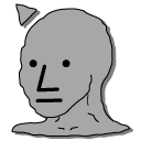 NPC Wojak and Angry Wojak Meme