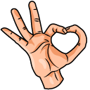 Thanks I Hate It Heart Hand Meme