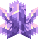 Minecraft Amethyst Cluster and Amethyst Shard