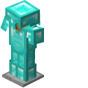 Minecraft Armor Stand and Diamond Armor 
