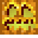 Minecraft Bat and Pumpkin Head