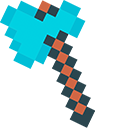 Minecraft Diamond Axe & Alex