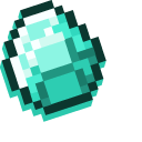 Minecraft Diamond Chicken and Diamond Egg