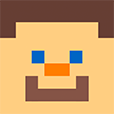 Minecraft Diamond Pickaxe & Steve