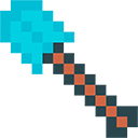 Minecraft Diamond Shovel & Pig