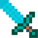 Minecraft Diamond Sword and Diamond Armor Steve