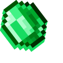 Minecraft Emerald and Block of Emerald