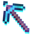 Minecraft Enchanted Diamond Axe and Enchanted Diamond Pickaxe