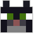 Minecraft Fish and Tuxedo Cat
