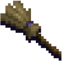 Minecraft Gift Wrapper and Cackling Broom