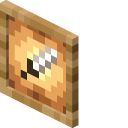 Minecraft Glow Item Frame with Sword and Glow Ink Sac