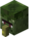 Minecraft Golden Apple and Zombie Villager